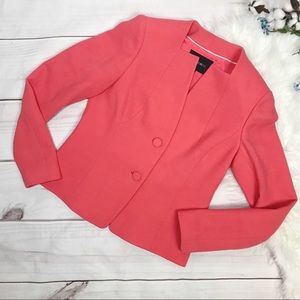 Lafayette 148 Coral Square Neck Blazer Size 4